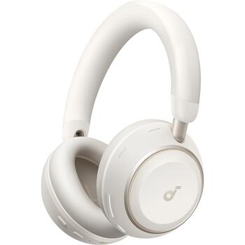 Anker Soundcore наушники D1402G21, 50 ч, 40 мм, Bluetooth 6.1, белый, складные, накладные, микрофон, адаптивное ANC (D1402G21)