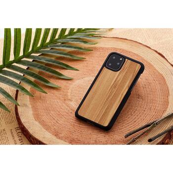 Man&Wood Чехол для смартфона M8318B, 80,1x159,1x10,8мм, 27г, натуральное дерево, поликарбонат, коричневый, 6.5 дюйма (M8318B)