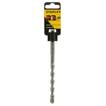 Betona urbis 10x160mm SDS-PLUS, STANLEY, STA54042-QZ, ar karbīda uzgali un divām griešanas malām (STA54042-QZ)
