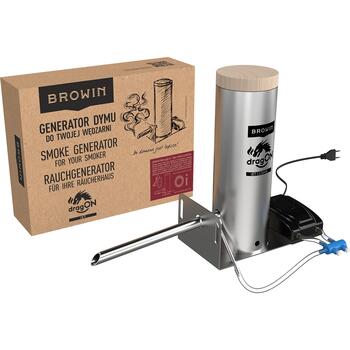Browin 330144 дымогенератор, электрический, 5Вт, 420л/ч, 450г, 4м, 30мм, нержавеющая сталь (330144)