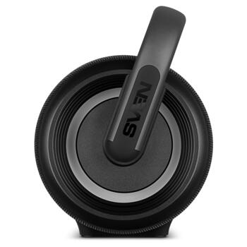 Портативная Bluetooth колонка мощностью 80 Вт с TWS соединением защитой от воды IPX5 и динамической RGB подсветкой PS-395 Чёрный SV-022815 Sven (SV-022815)