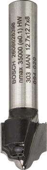 Daudzprofilu frēze HM R=2,4mm, l=13mm,kāts 8mm, Rokas frēzēm, malu frēzēm VIRSMAS PROFILĒŠANAS FRĒZE STANDARD FOR WOOD, 2608628398, BOSCH (2608628398)