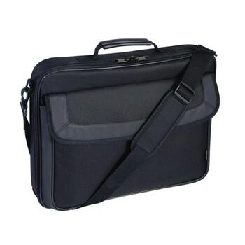 Targus Сумка для ноутбука Classic Clamshell TAR300, 15.6 дюймов, полиэстер, плечевой ремень, портфель, черный (TAR300)