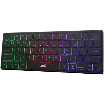 Baracuda Клавиатура SEAHORSE-B, 64 клавиши, USB, черный, мембранная, Rainbow подсветка (SEAHORSE-B)