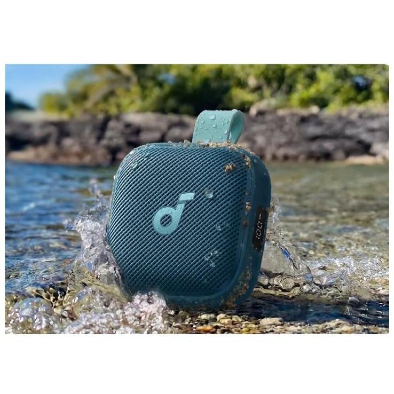 Anker Soundcore колонка Boom Go 3i D5103030, 15 Вт, Bluetooth 6.0, 24 ч, синий, водонепроницаемая, портативная (D5103030)