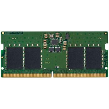 Kingston Модуль памяти KVR56S46BS6-8, 8 ГБ, DDR5, 5600 МТ/с, SO-DIMM 262-pin, однорядный, небуферизованный (KVR56S46BS6-8)