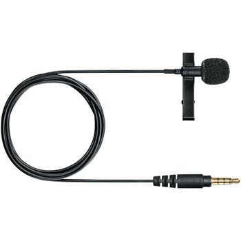 Shure MVL петличный микрофон, MVL-3.5MM, -44dB, 1.52cm, 0.55cm, 1, проводной, omni-directional, ветрозащита для микрофона (MVL-3.5MM)