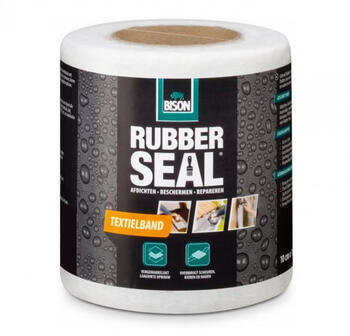 Stiklšķiedras lenta Rubber Seal 10m x 10cm 6313226 BISON (6313226)