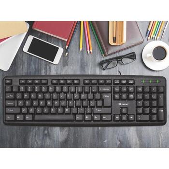 Tracer klaviatūra Maverick TRAKLA43371, 1.5m, membrāna, ergonomisks, pilna izmēra, USB savienojums (TRAKLA43371)