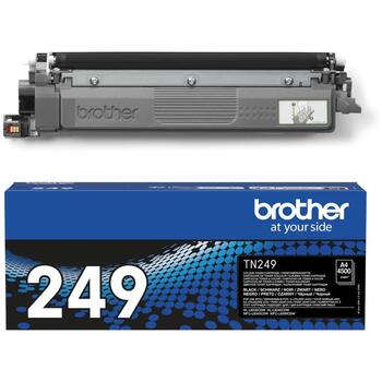 Brother TN-249BK тонер-картридж, черный, 4500 страниц, оригинальный, лазерный, LED, 1 шт, HL-L8240CDW, MFC-L8390CDW (TN249BK)
