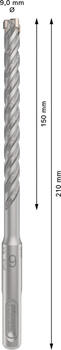 Perforatora urbjiem PRO SDS PLUS-5X TRIECIENURBIS PERFORATORIEM, 2608833796 BOSCH (2608833796)