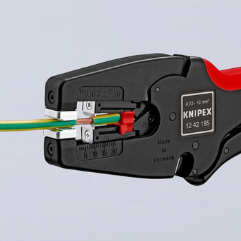 Автоматический инструмент для снятия изоляции проводов MultiStrip 10 0,03–10,0 мм² 1242195 KNIPEX (12 42 195)