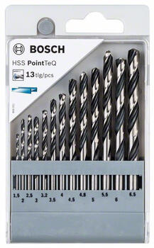 Urbju komplekts metālam, 13 PoinTeQ, 13 gab. 1-6.5mm, 2608577349, BOSCH (2608577349)