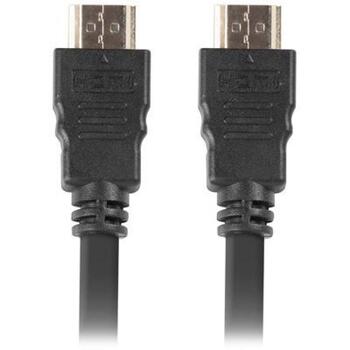 Lanberg HDMI kabelis CA-HDMI-10CC-0150-BK, 15 m, 4K atbalsts, vīrišķie savienotāji, Ethernet kanāls (CA-HDMI-10CC-0150-BK)