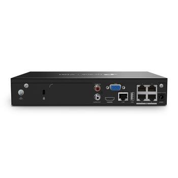 Tp-Link сетевой видеорегистратор VIGI NVR1004H-4P, 4 канала, 4K HDMI, 80 Мбит/с, 53 Вт PoE, 10 ТБ HDD (VIGINVR1004H-4P)