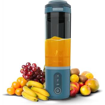 Cecotec Blender Power Titanium Shake2Go A01_EU01_123301, 180 Вт, 11.1 В, 0.6 Л, без BPA, 3 программы, аккумулятор (A01_EU01_123301)
