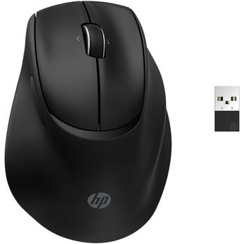 HP эргономичная мышь Tilt 725M BH0Z5AA#ABB, 6000 DPI, 7 кнопок, RF беспроводная + Bluetooth, 2.4 ГГц, 10 м, тихий клик (BH0Z5AA#ABB)