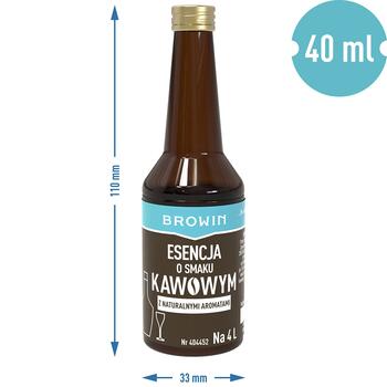 Browin Kafijas garšas esence 404452, 40ml, dabīgs aromāts, 4L liķierim, bez konservantiem (404452)