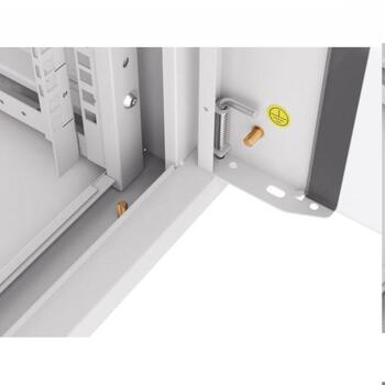 Lanberg Настенный шкаф WFFA-5604-10S, 4U, 600mm, 60kg, RAL7035, стеклянные двери, IP20 (WFFA-5604-10S)