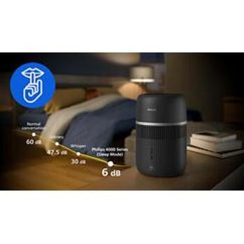 PHILIPS 4000 sērijas gaisa mitrinātājs, ogles pelēks (HU4210/03)