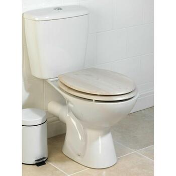 Beldray Деревянное MDF сиденье для унитаза LA033710WOAKPFEU7, 42,80см, 6,00см, 36,00см, белый, дуб (LA033710WOAKPFEU7)