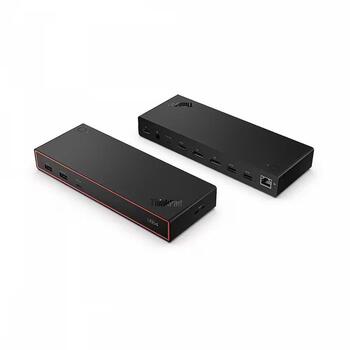 Lenovo ThinkPad USB4 док-станция 5000 40BF0100EU, 2 x DisplayPort, 1 x HDMI, 65 W, черный, Eclipse Black (40BF0100EU)