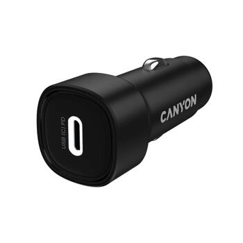 Автомобильное зарядное устройство с быстрой PD зарядкой 30 Вт и USB C выходом OnDrive 30 PD USB-C Черный CNE-CCABR2C CANYON (CNE-CCABR2C)