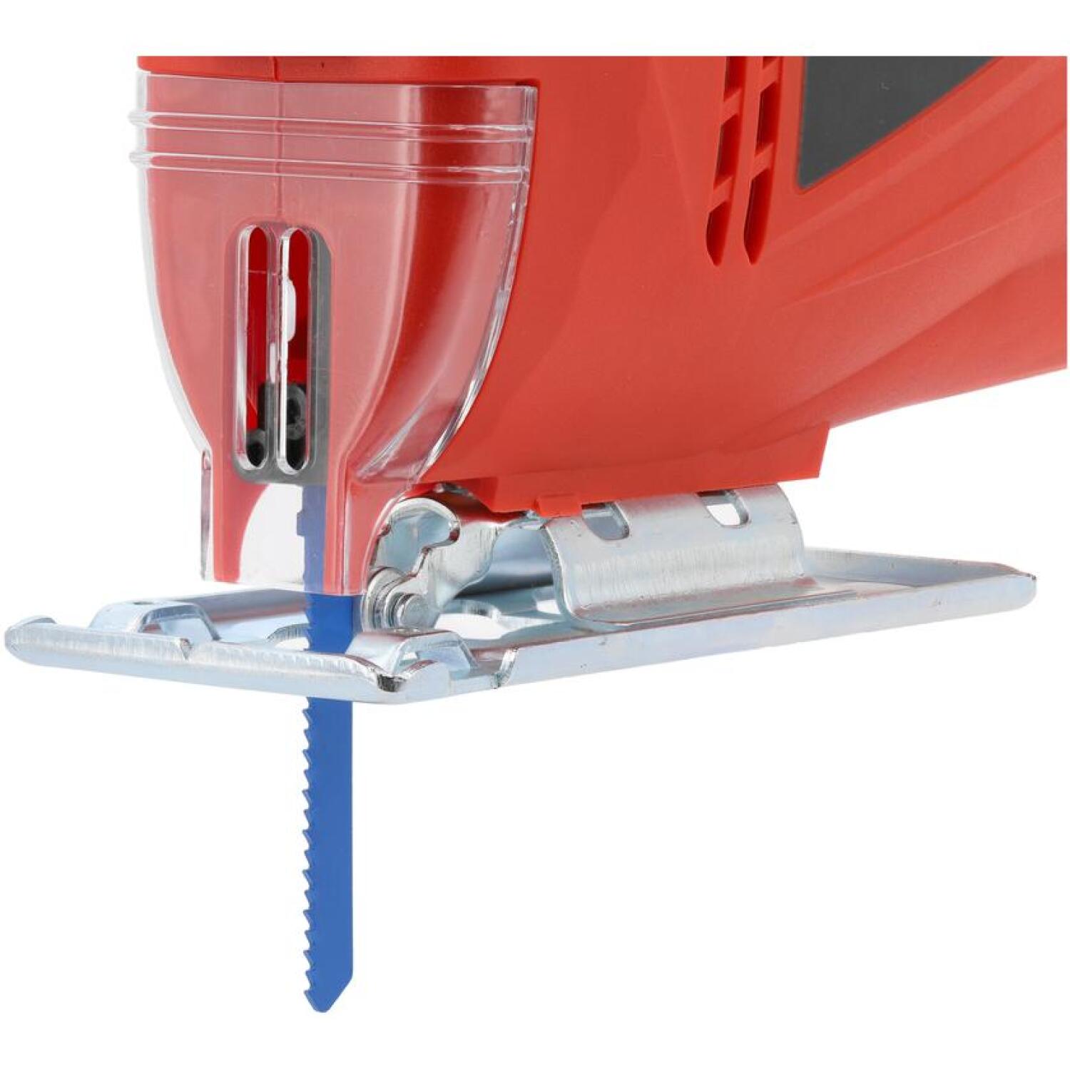 Yato elektriskā figūrzāģis YT-82265, 400 W, 220-240 V, 50/60 Hz, 600-3000 min⁻¹, 55 mm, 6 mm, 45 ˚, T tips, 3 m, IPX0, II klase (YT-82265)