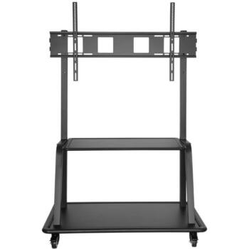 Neomounts televizora statīvs NS-M4000BLACK, 60-105 collas, VESA 200x200-1000x600 mm, 150 kg, regulējams augstums (NS-M4000BLACK)