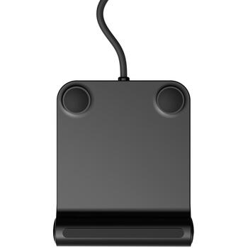 Sbox считыватель карт CR-02, USB 2.0, 1,5м, до 420 Kbps, черный, ABS пластик, Windows 10/11, MAC OS 10.15, Linux (CR-02)