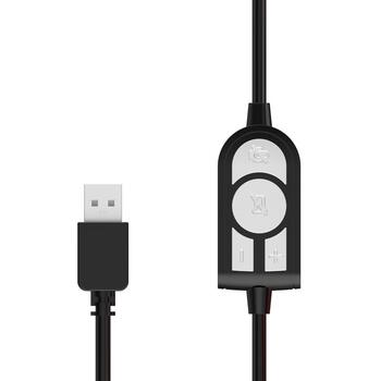Media-Tech NEMESIS USB наушники MT3574, 1xUSB 2.0, 20Гц-20кГц, 180г, мягкий оголовье, регулируемый микрофон (MT3574)
