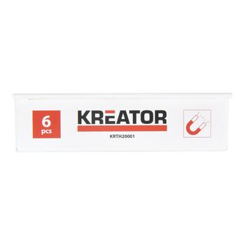 Kreator Skrūvgriežu komplekts KRTH20001, 6 gab., 100 mm, magnētiskais gals, mīksta rokturis (KRTH20001)