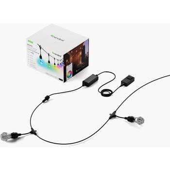 Nanoleaf Essentials Matter Smart Multicolour Outdoor String Lights Starter Kit NF084K02-20SLO, 15m, 1100 лм, 20 LED, IP65, 16M+ (NF084K02-20SLO)