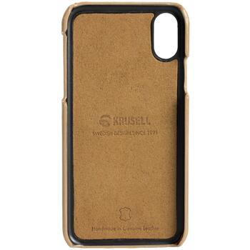 Krusell Sunne 2 Card Cover Apple iPhone XS Max 61503, 16,5 см, коричневый, кожа, отделение для кредитной карты (61503)