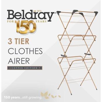 Beldray LA089397GRYEU7 150 Years 3 Tier Airer Grey & Copper (LA089397GRYEU7)
