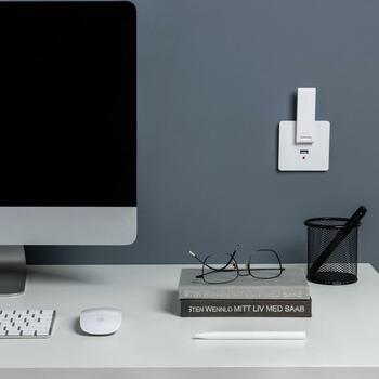 Aqara хаб HM-G02D, 1 USB 2.0, 108×30×8 мм, белый, Bluetooth/Wi-Fi/ZigBee (HM-G02D)