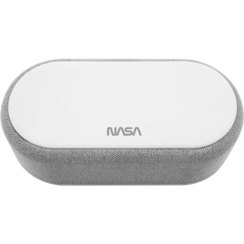 Nasa Bluetooth динамик/ будильник SPC400, 2x5W RMS, беспроводная зарядка 15W, USB-C, литий-ионный аккумулятор (SPC400)