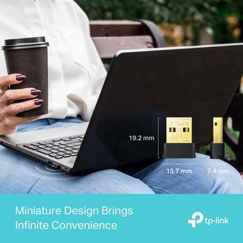 TP-Link Archer TX10UB Nano USB-адаптер, AX900, Wi-Fi 6, Bluetooth 5.3, 900Mbps, 2.4/5GHz, USB 2.0, WPA3, Windows 11/10 (ARCHER TX10UB NANO)