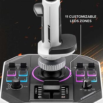 Thrustmaster Джойстик Sol-R 2 HOSAS 2960939, 6 осей, USB-C, аналоговый рычаг, подсветка, 88 кнопок (2960939)