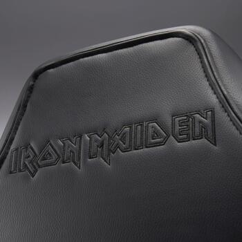 Subsonic Игровое кресло Iron Maiden SA5573-IM1, 12.5кг, 110-120см, черный, красный, регулируемая высота, подголовник, подлокотники (SA5573-IM1)