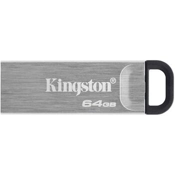 Kingston USB флешка DTKN/64GB, 64 ГБ, USB Type-A, скорость чтения 200 МБ/с, без крышки (DTKN/64GB)