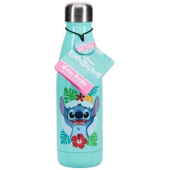 Paladone Ūdens Pudeli PP10960LS, 460ml, nerūsējošais tērauds, zils/tropisks Stitch dizains, oficiāli licencēts Disney produkts (PP10960LS)