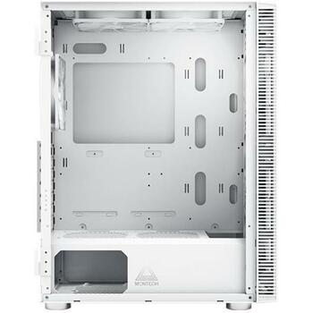 Montech Kaste X3MESH(W), Midi Tower, 3x140mm, 1x120mm, RGB ventilatori, Temperēts stikls (X3MESH(W))