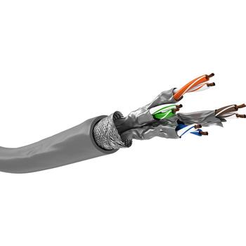 Goobay сетевой кабель 96093, 50 м, CAT 6a, S/FTP, PiMF, 8 проводов, безгалогенный, внутренний, круглый, витой, катушка (96093)