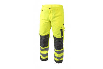 Hogert HT5K364-XL, augstas redzamības bikses, XL (54), 80% poliesters, 20% kokvilna, 270 g/m², EN ISO 20471 1. klase, CAT.II (HT5K364-XL)