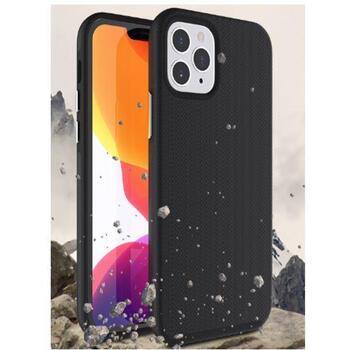 Devia Aizmugurējais vāciņš iPhone 12 Pro Max 102010592091, Melna, TPU, PC, 360° aizsardzība, precīzi izgriezumi (102010592091)