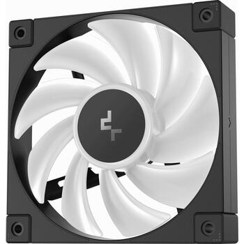 Deepcool Dzesētājs R-FD12-BKAPN3-G, 120mm, 63.6 cfm, 400-2050 rpm, 26.9 dBA, 3 ventilatori, 8 kontaktu kabelis (R-FD12-BKAPN3-G)