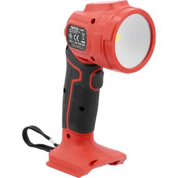 Yato lukturis YT-829690, 18V, 300lm, 3W, COB LED, Li-Ion, IP20, IK07, 6000-6500K, CRI≥80, 120°, 90° galva, korpuss (YT-829690)
