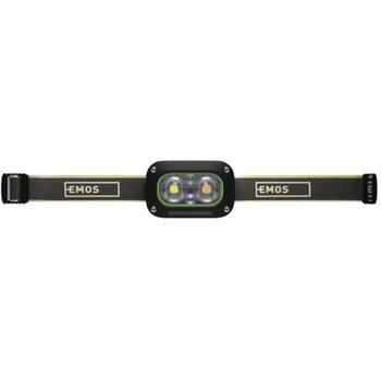 Emos LED налобный фонарь P3545, 175 лм, 50 м, Li-pol 800 мАч, 3x LED, 5 режимов, USB-C, ударопрочный, водонепроницаемый (P3545)