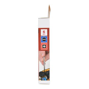 Kreator Precizitātes skrūvgriežu komplekts KRTH22101, 6 gab, 25 mm, plastmasas kaste (KRTH22101)